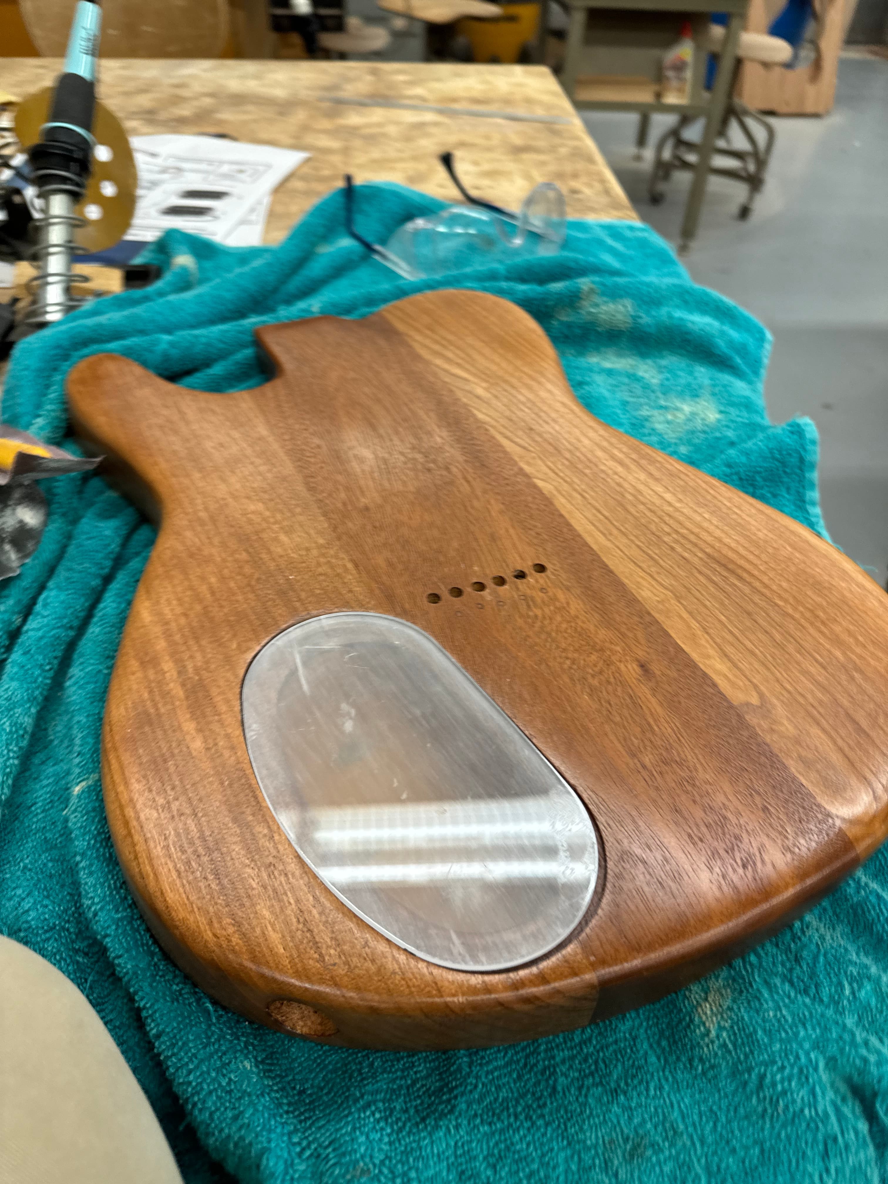 Guitar build in progress